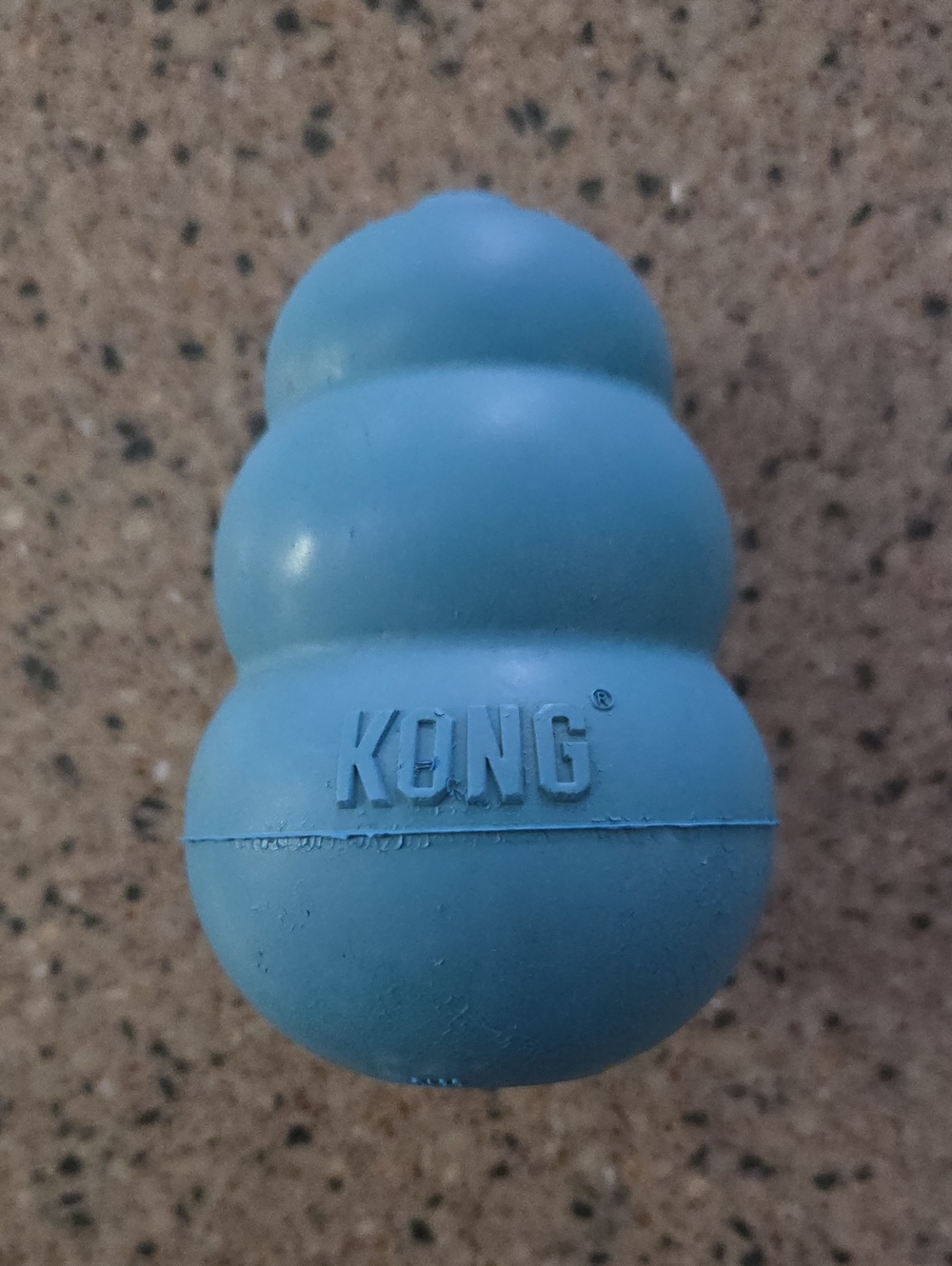 KONG Blue Rubber Puppy Dog Toy